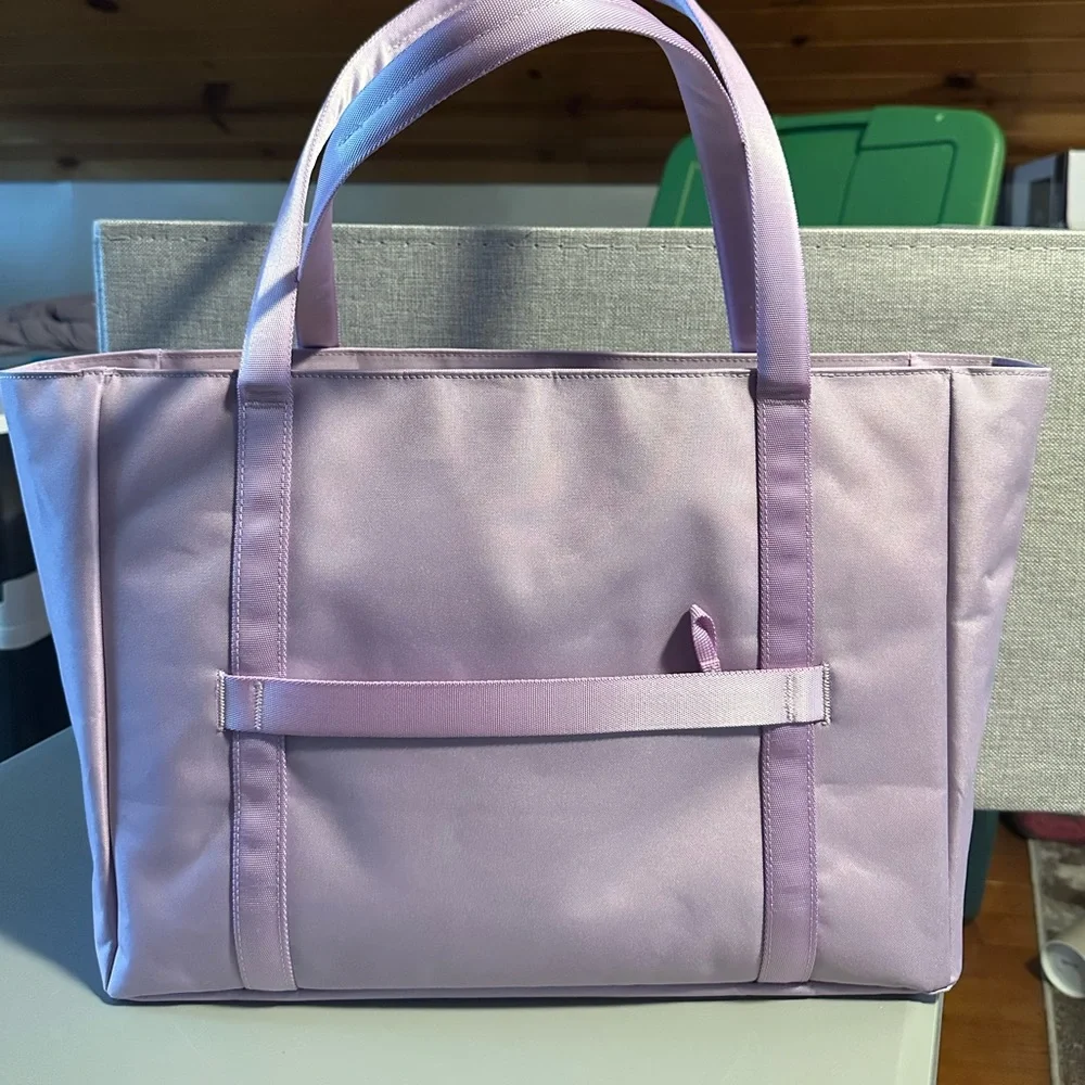 Light Purple Laptop Tote Bag with Gold Accent - Brand: Orbitkey